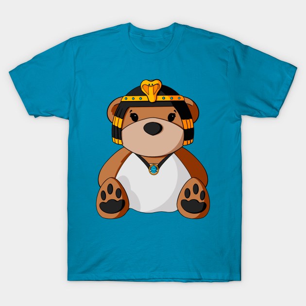 Cleopatra Teddy Bear T-Shirt by Alisha Ober Designs